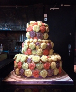 Wedding Cake Cupcake Cake