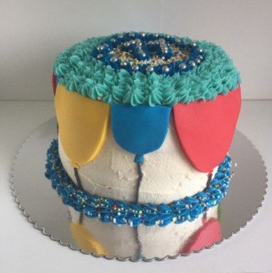 Balloon Birthday Cake!