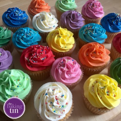 Colourful Cupcakes with Sprinkles
